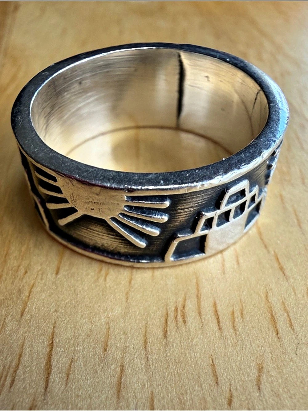 Sterling Silver Southwestern Ring-size 6